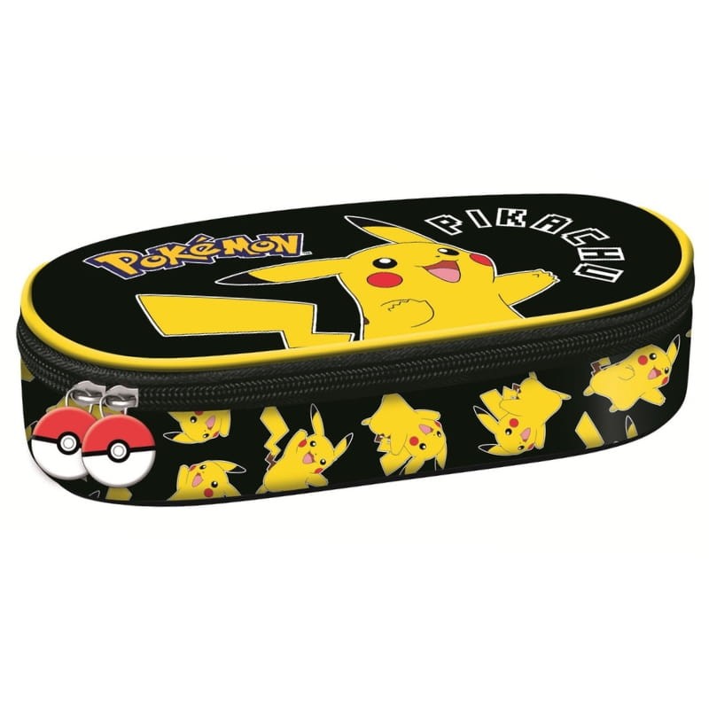 St. Majewski Piórnik Szkolny Saszetka Usztywniona Z Wewnętrzną Klapką Etui Na Przybory Szkolne Pokemon Pikachu