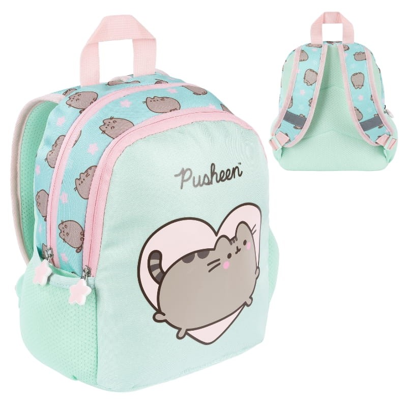 St. Majewski Plecak Przedszkolny Szkolny Dziecięcy Mały Na Wycieczki Pusheen Mint