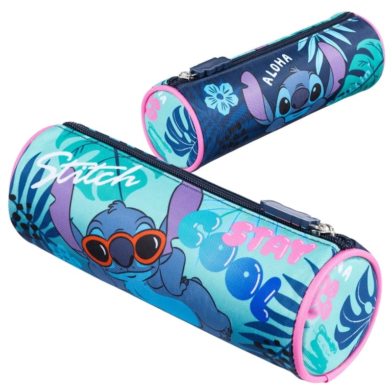 St. Majewski Piórnik Szkolny Tuba Jednokomorowa Etui Na Przybory Szkolne Stitch Stay Cool
