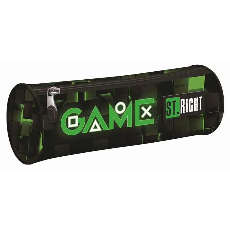 St. Right Piórnik Szkolny Tuba Jednokomorowa Etui Na Przybory Szkolne Green Game