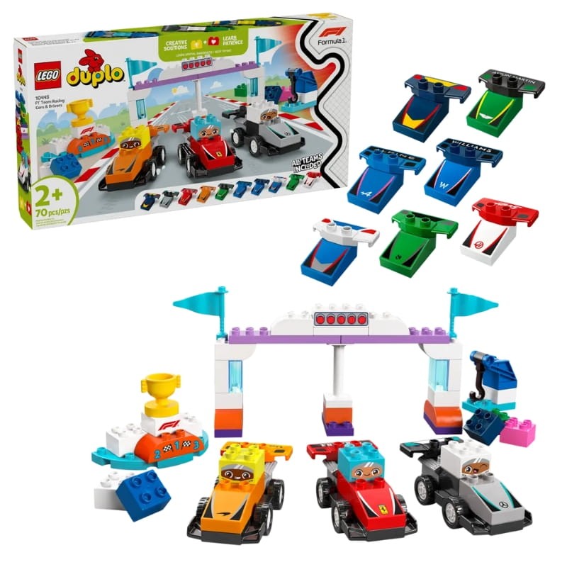 Lego Duplo Klocki Bolidy I Kierowcy F1 Zestaw 70 El. 2+
