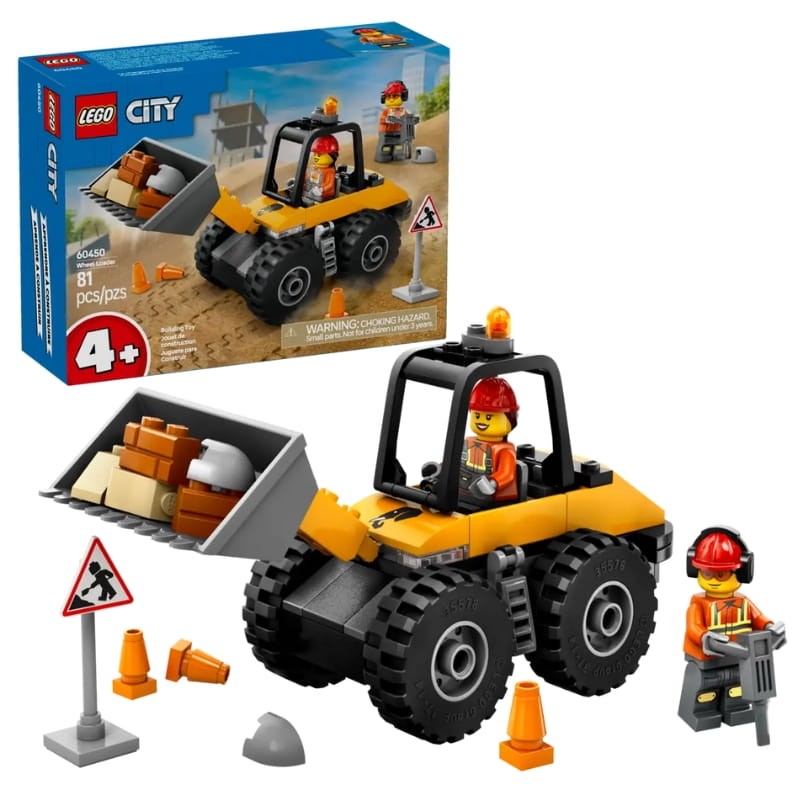 Lego City Zestaw Żółta Ładowarka Kołowa 81 El. 4+