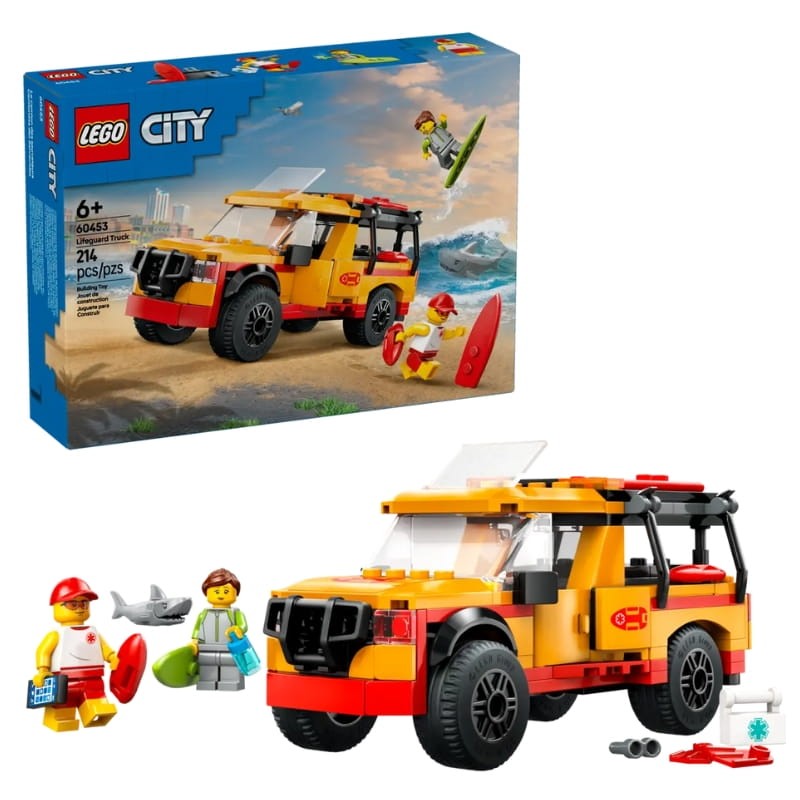 Lego City Zestaw Furgonetka Ratowników plażowych 214 El. 6+