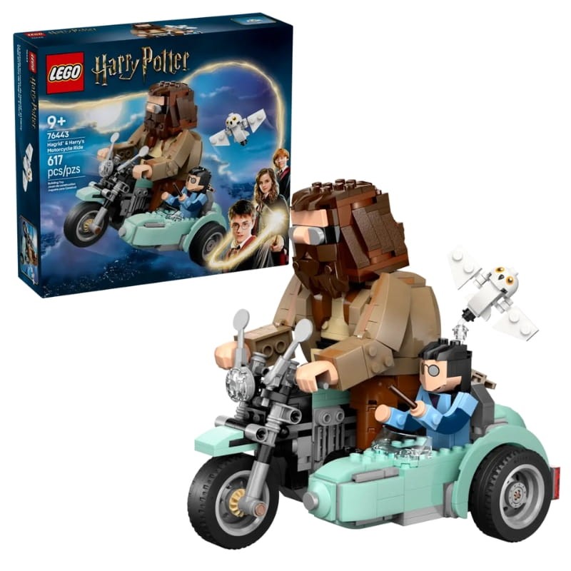 Lego Harry Potter Przejażdżka Motocyklowa Hagrida i Harry’ego Zestaw 617 El. 9+