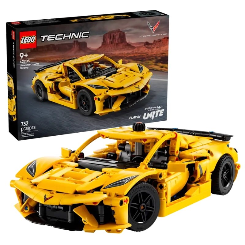Lego Technic Chevrolet Corvette Stingray Zestaw Klocki 732 El. 9+