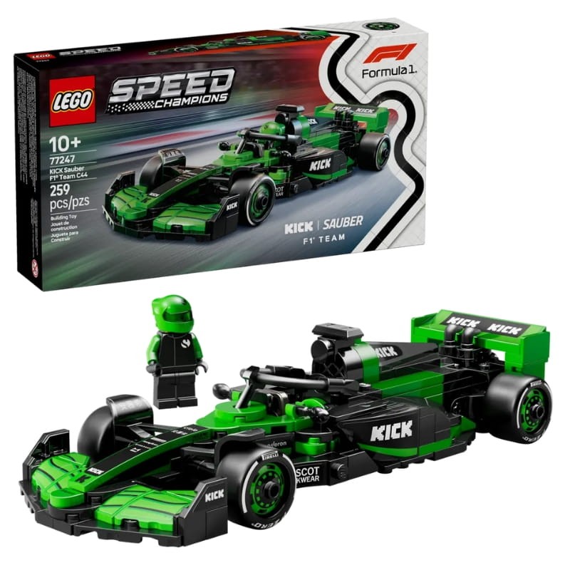 Lego Speed Champions Bolid F1 KICK Sauber Team C44 Zestaw Klocki 259 El. 10+