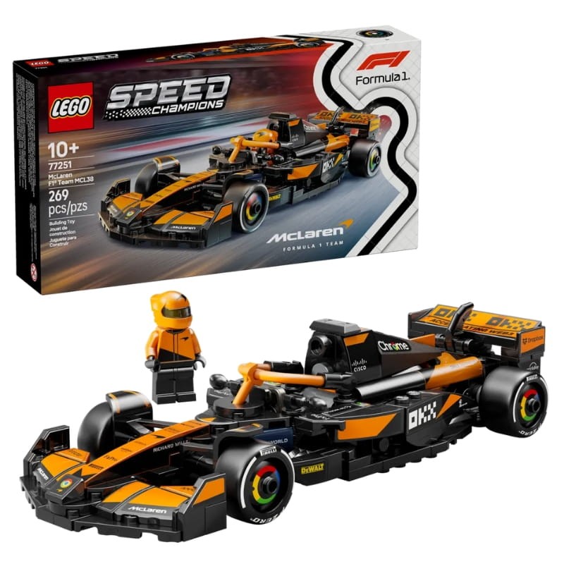 Lego Speed Champions Bolid F1 McLaren Team MCL38 Zestaw Klocki 269 El. 10+