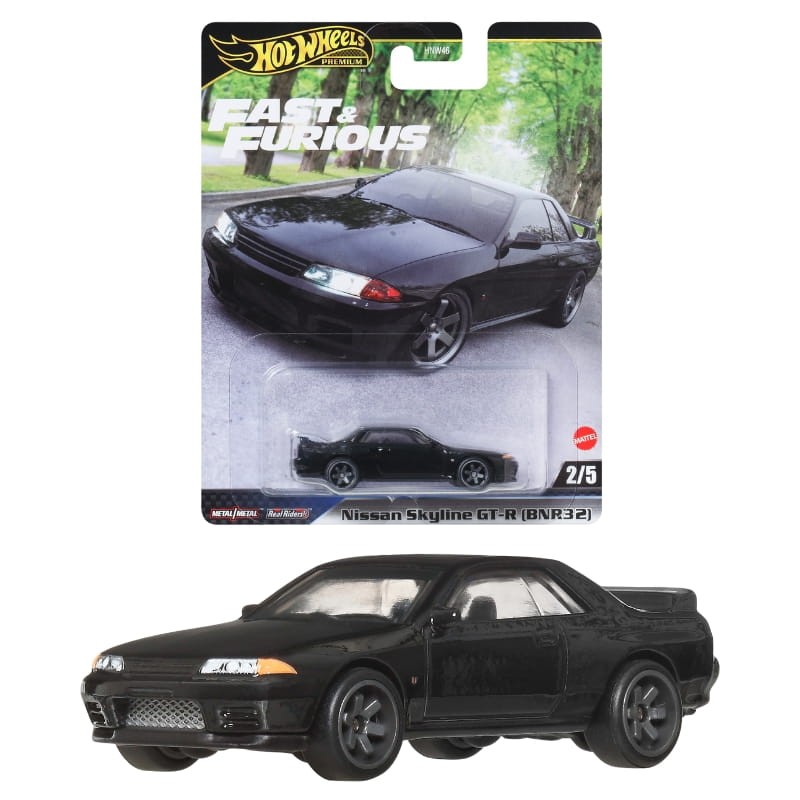Hot Wheels Premium Szybcy I Wściekli Fast & Furious Autko Samochodzik Resorak Nissan Skyline GT-R(BNR32) 2/5