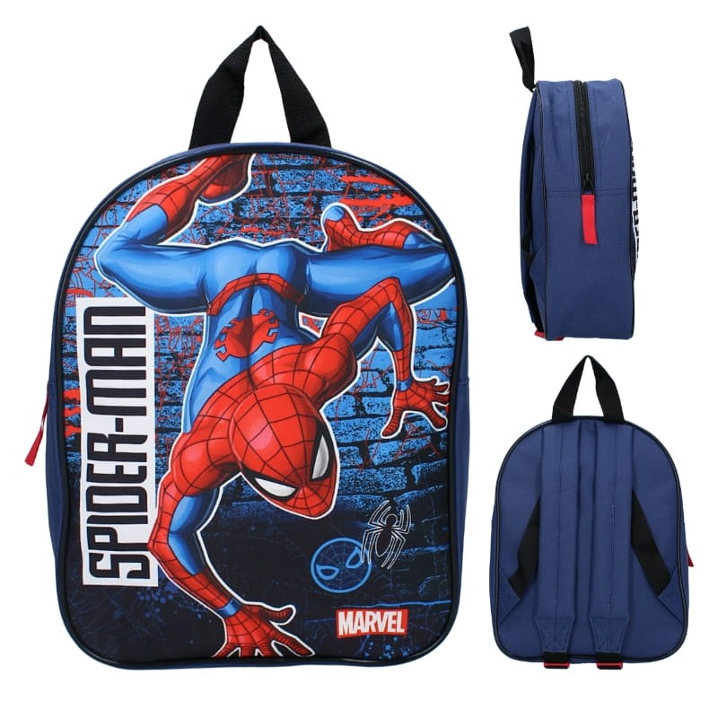 Vadobag Mały Plecak Przedszkolny Szkolny Na Wycieczki Dziecięcy Spider-Man Granatowy