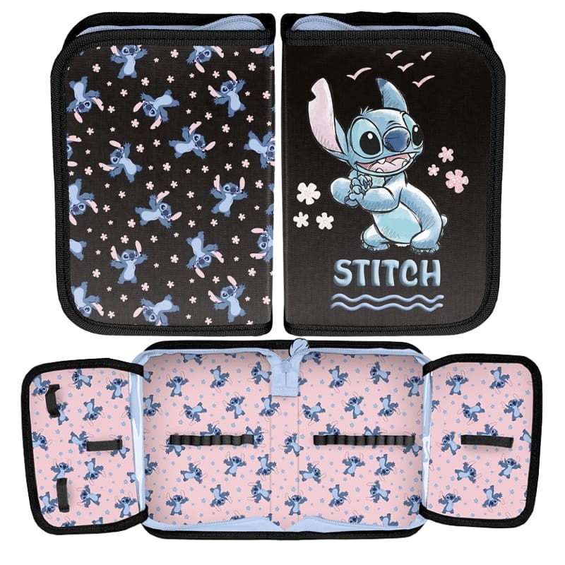 Paso Piórnik Jednokomorowy Bez Wyposażenia Z Klapkami Disney Stitch