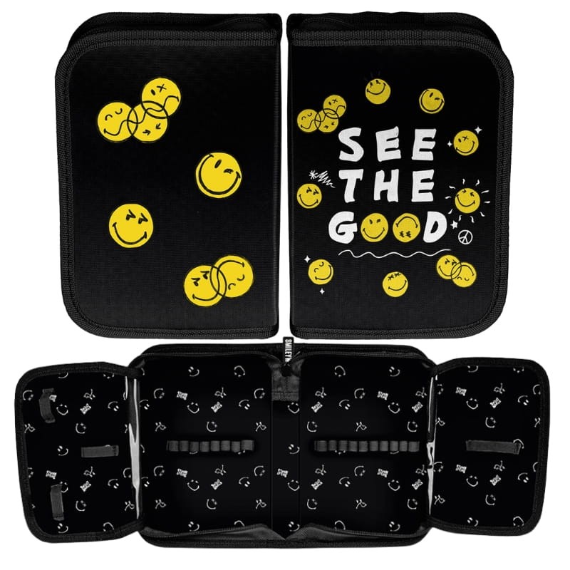 Paso Piórnik Jednokomorowy Bez Wyposażenia Z Klapkami Smiley World