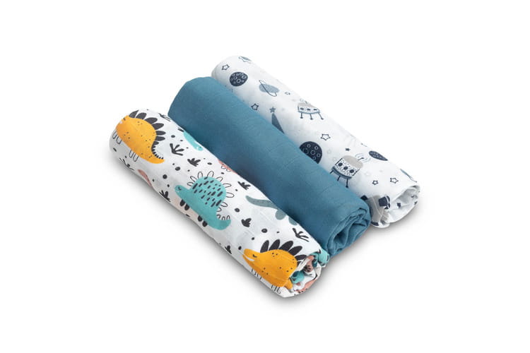 PIELUCHA MUŚLINOWA NIEBIESKI (Opak - 3 szt)