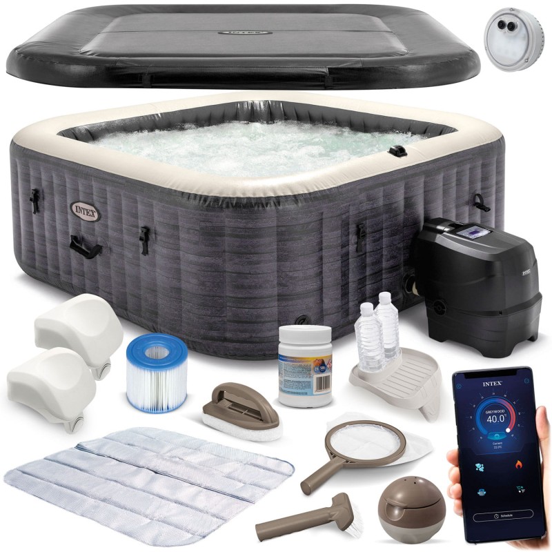 INTEX Dmuchane SPA z hydromasażem 4 osobowe 28450