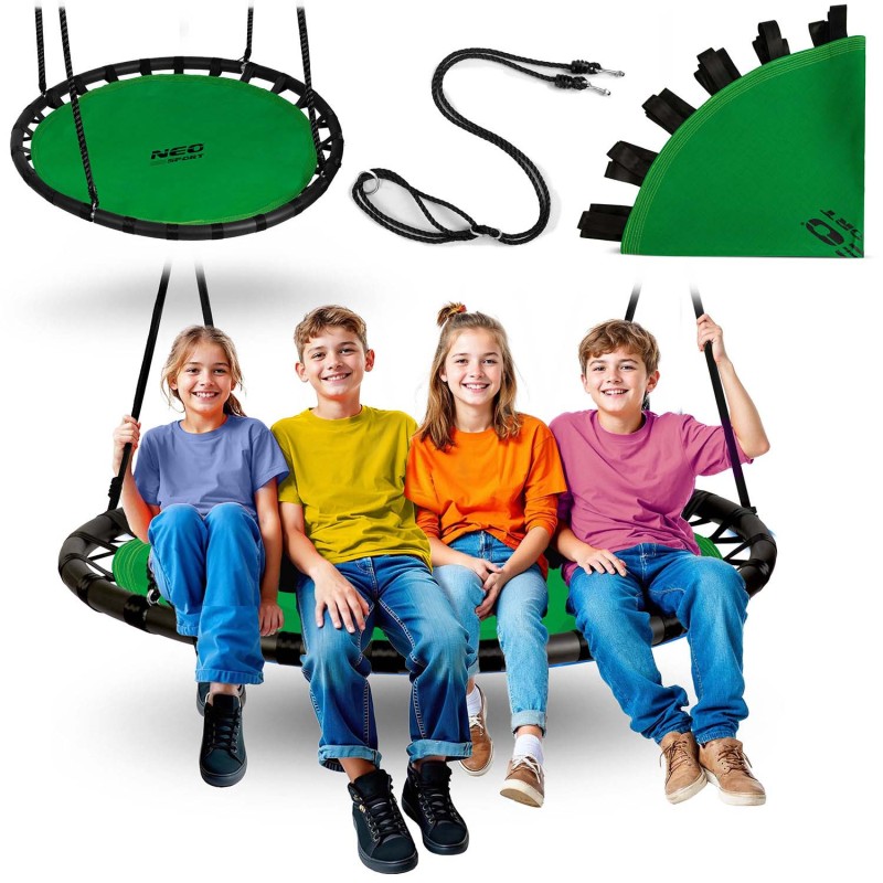Neo-Sport Huśtawka bocianie gniazdo Swingo 120 cm