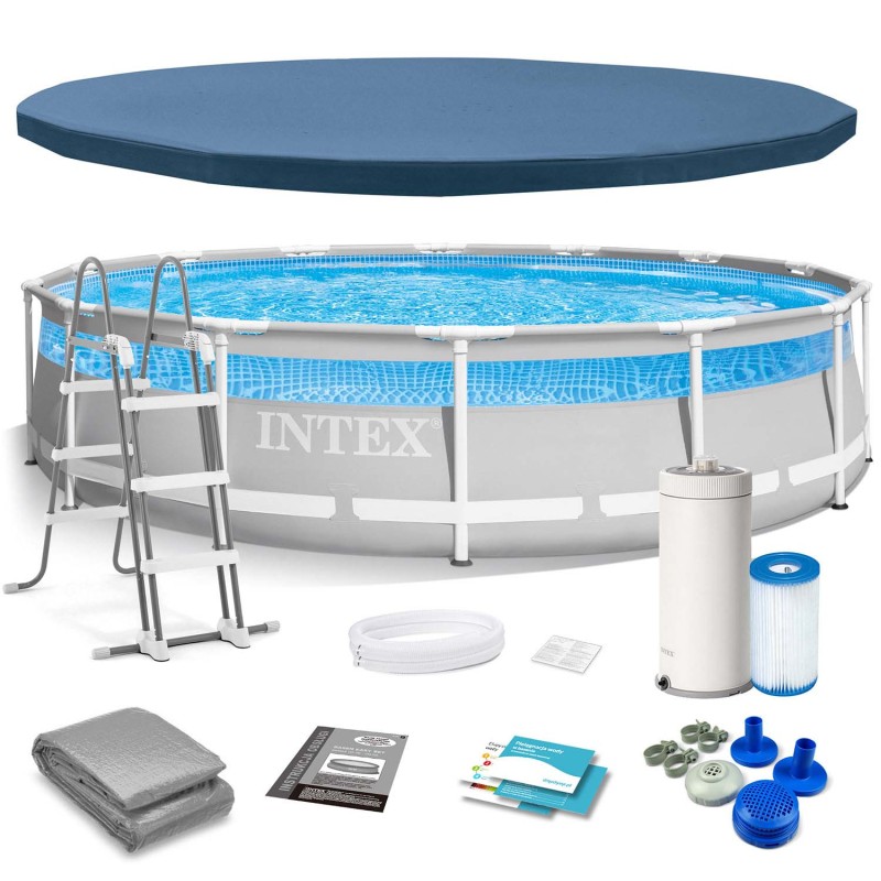Intex Basen ogrodowy stelażowy 427 x 107 cm 12w1 26722