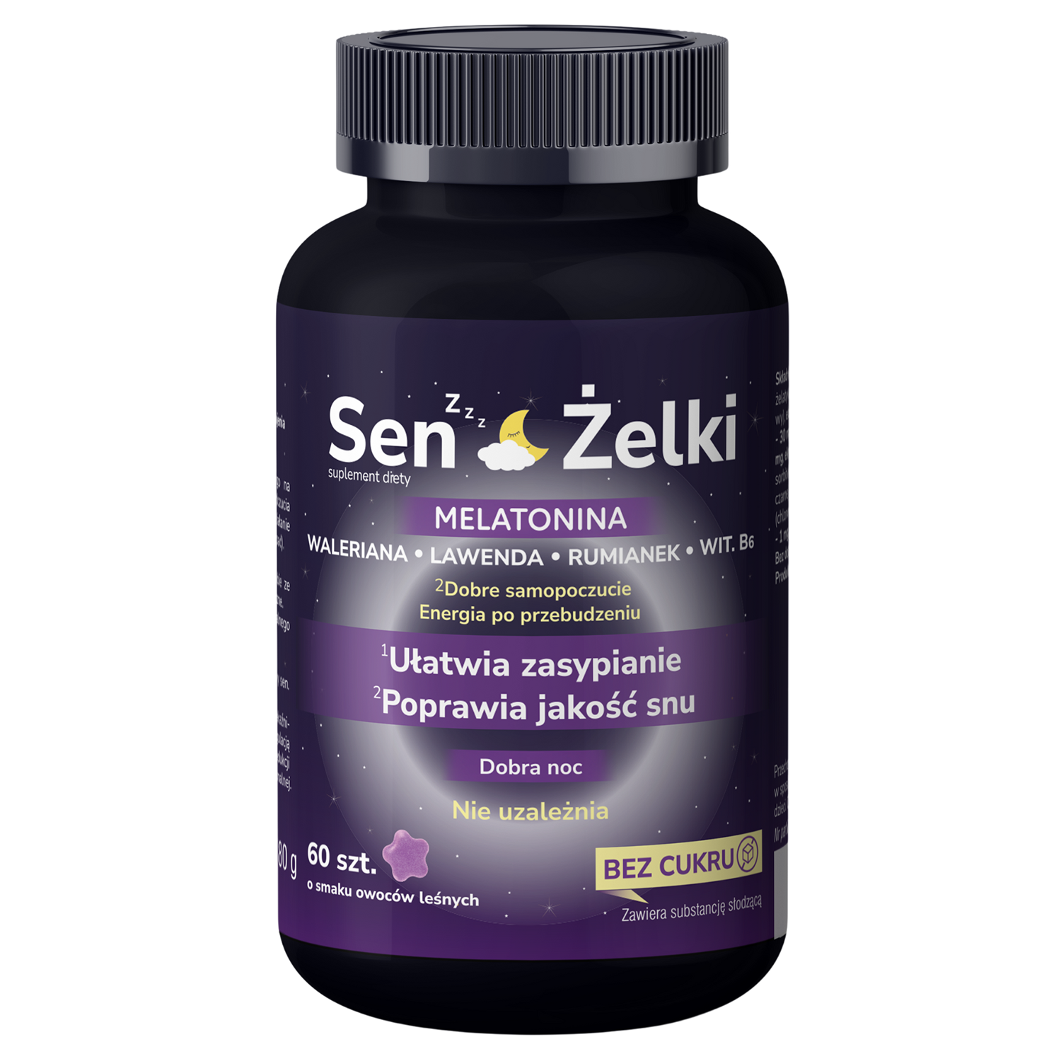 Sen Żelki, smak owoców leśnych, 60 sztuk