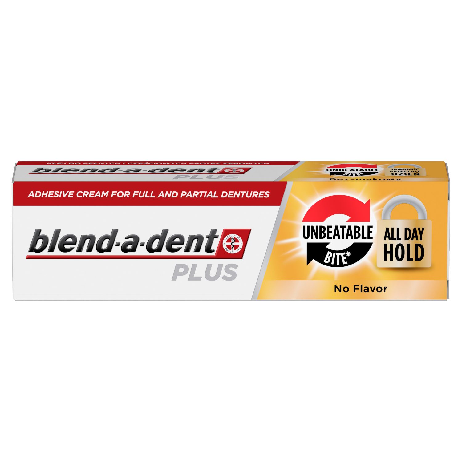 Blend-a-dent Plus, klej do protez w kremie, Unbeatable Hold, 40 ml