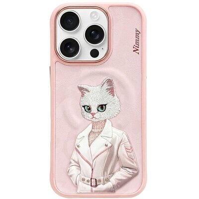 Etui NIMMY Magnetic Fashion Cute Pet MagSafe do Apple iPhone 16 Pro Max Różowy