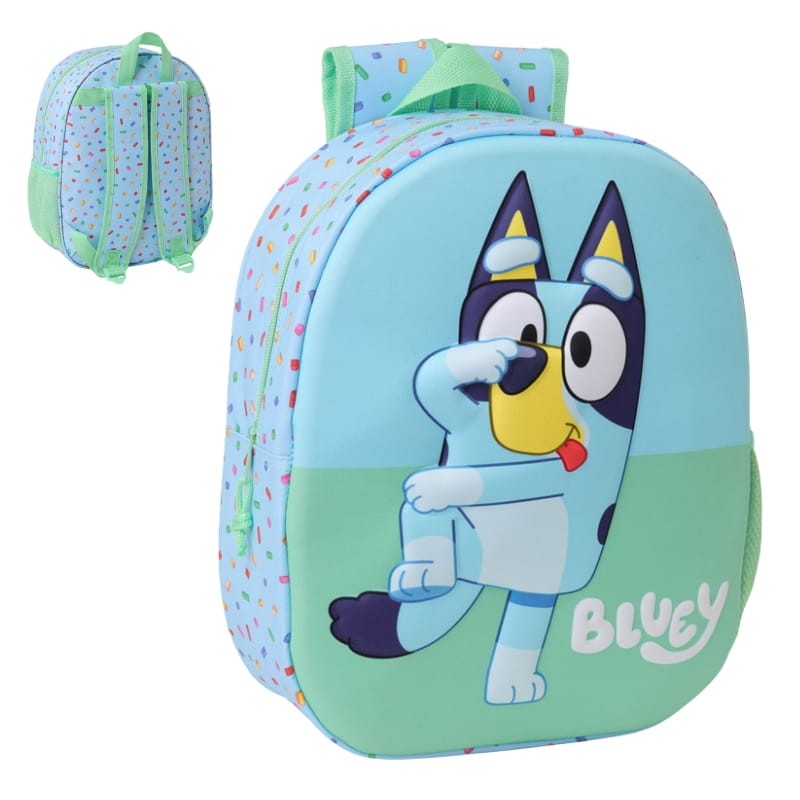 Safta Mały Plecak Przedszkolny Jednokomorowy Bluey 3D
