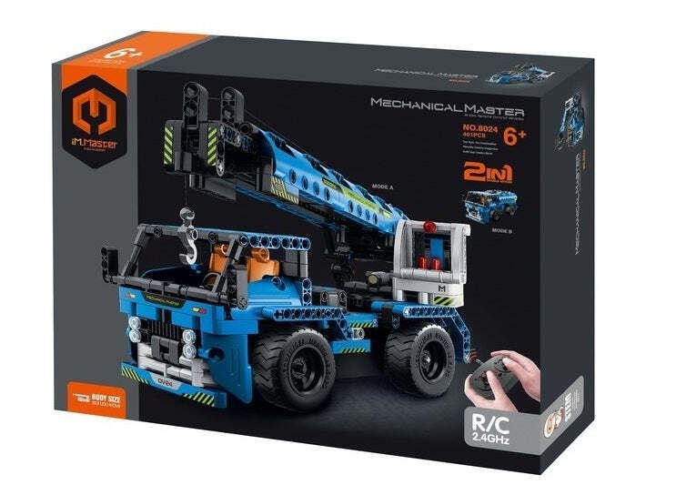 Klocki dźwig Rc 2w1 401 elementów - klocki