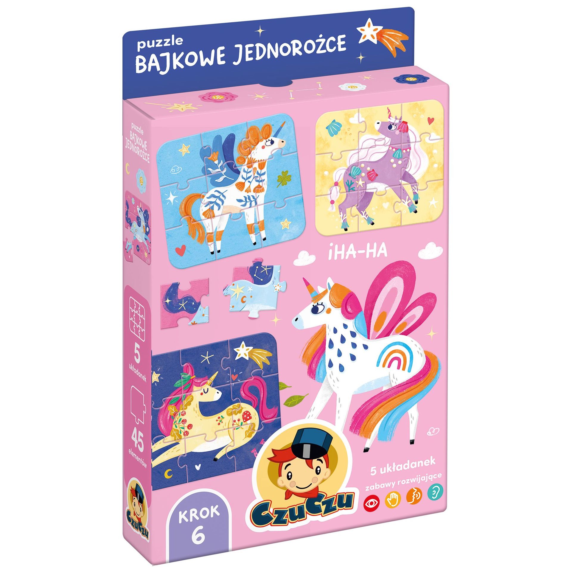 CzuCzu Puzzle. Bajkowe jednorożce K008035 - puzzle