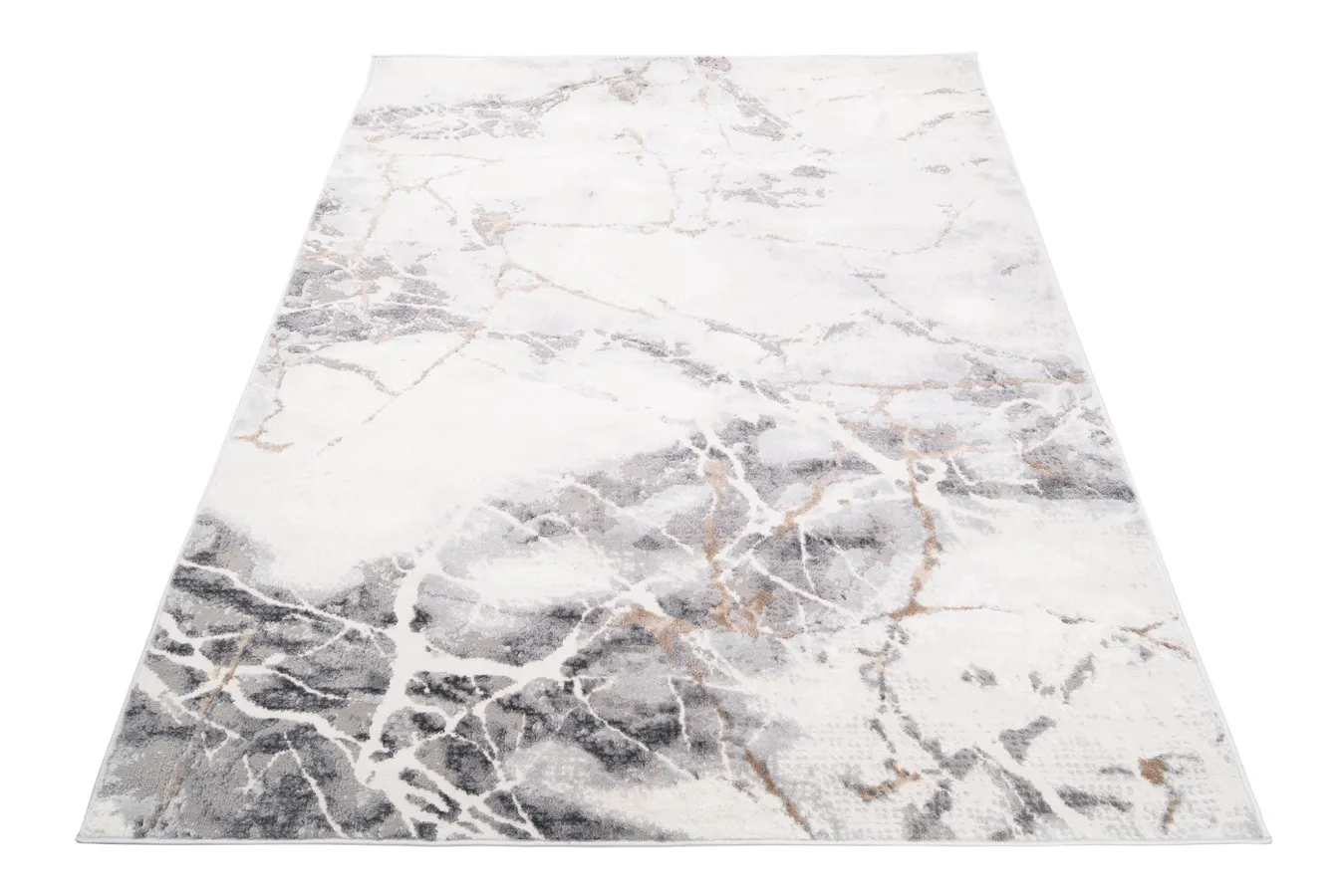 Nowoczesny dywan szary marmur F7-R80