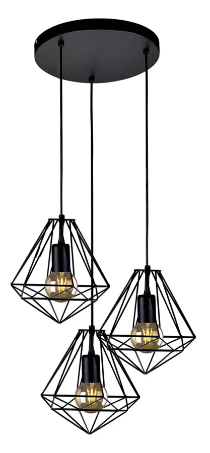 Loftowa lampa driciana loftowa czarna K8-T68