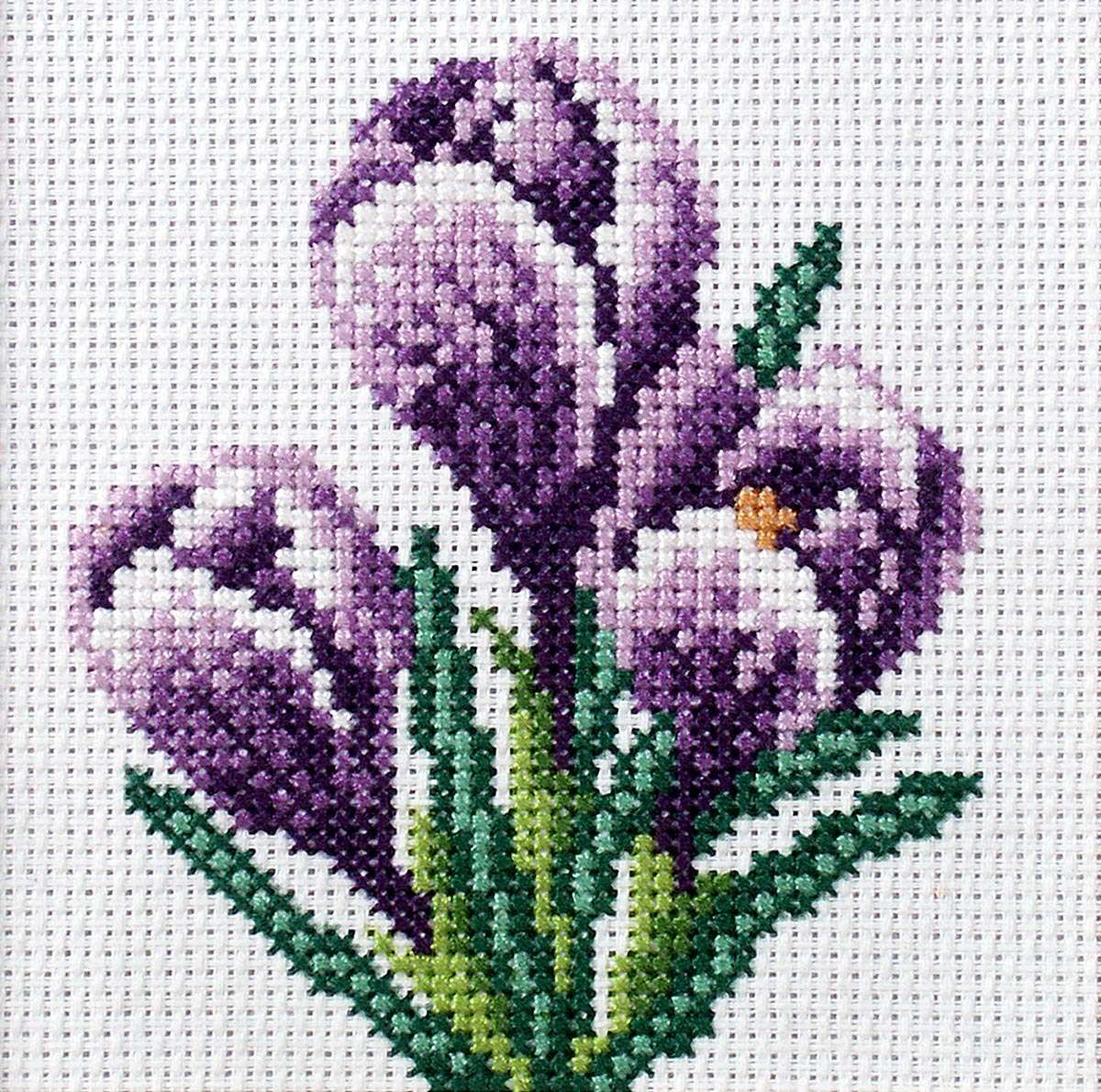 Zestaw do haftu krzyżykowego Krokusy - zabawka