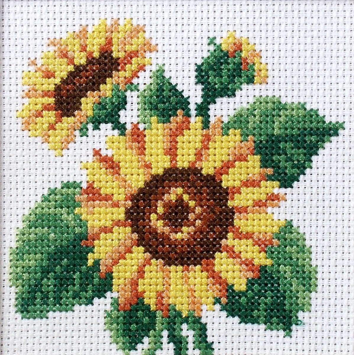 Zestaw do haftu krzyżykowego Słoneczniki - zabawka