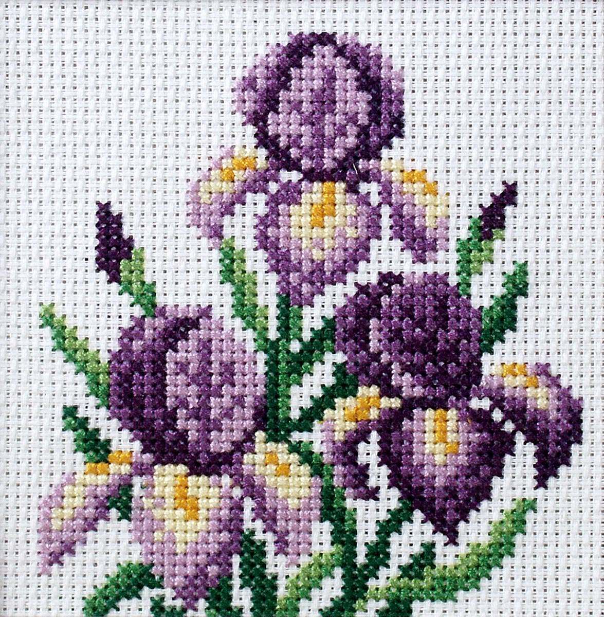 Zestaw do haftu krzyżykowego Irysy - zabawka