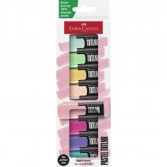 Faber-Castell Zakreślacz mini Txtlnr pastel 8szt