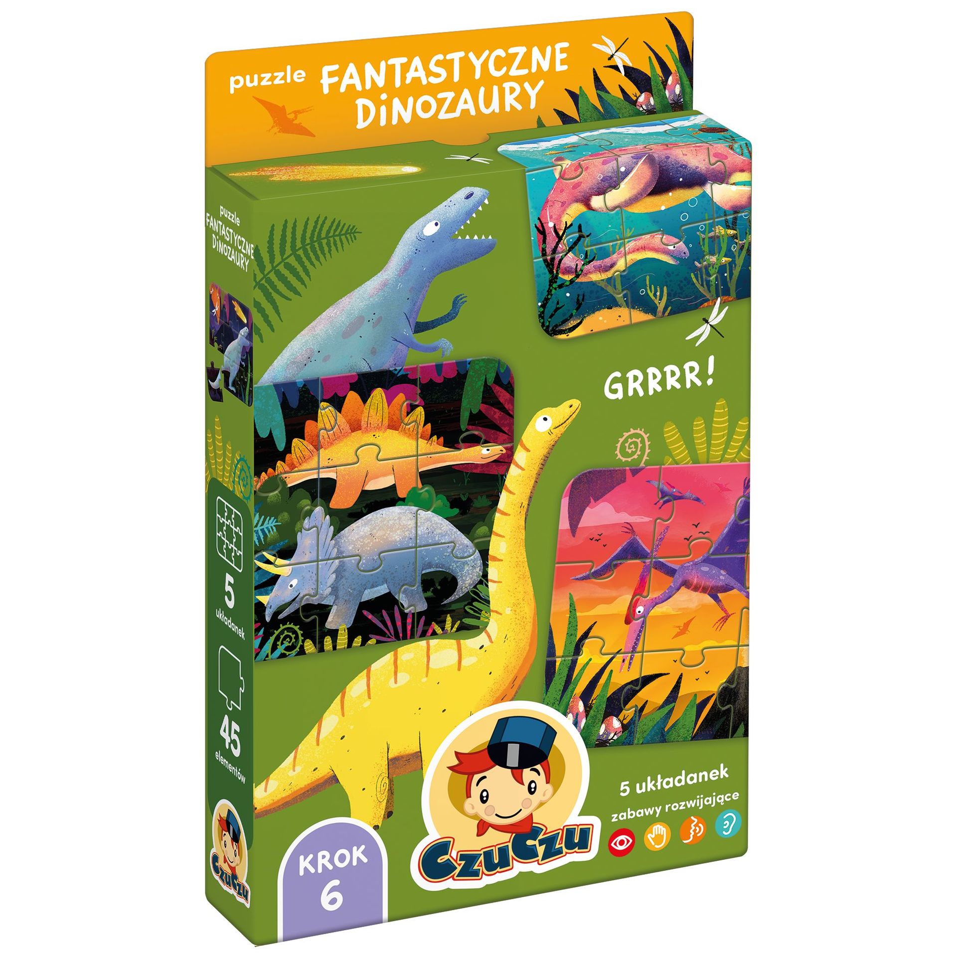 CzuCzu Puzzle. Fantastyczne dinozaury K008035 - puzzle