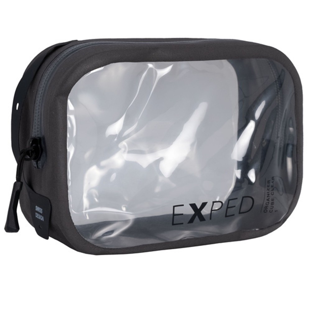 Organizer saszetka podróżna Exped Clear Cube 1L charcoal