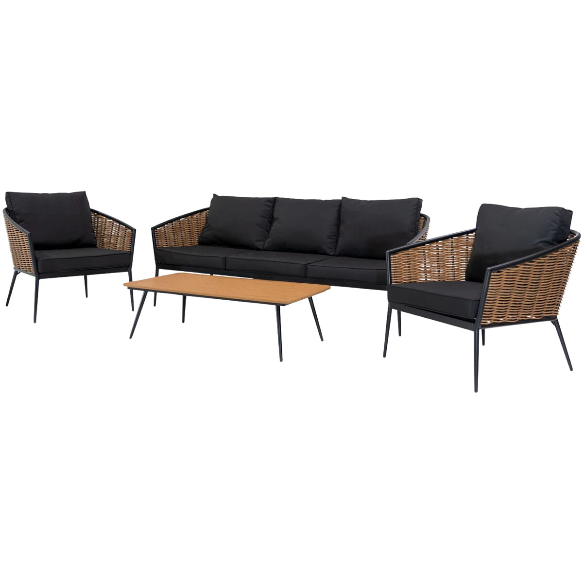 Ramiz Zestaw mebli ogrodowych Black Harmony 4w1 201526