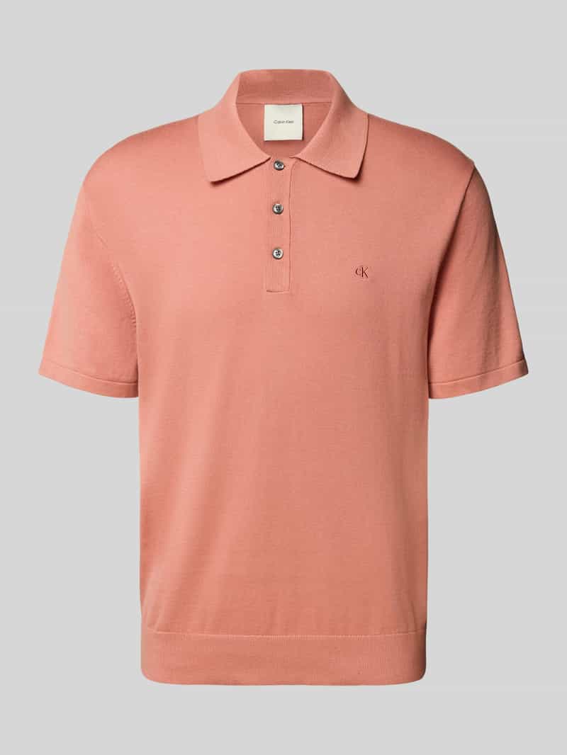 Koszulka polo o kroju regular fit z wyhaftowanym logo model ‘SUPIMA’