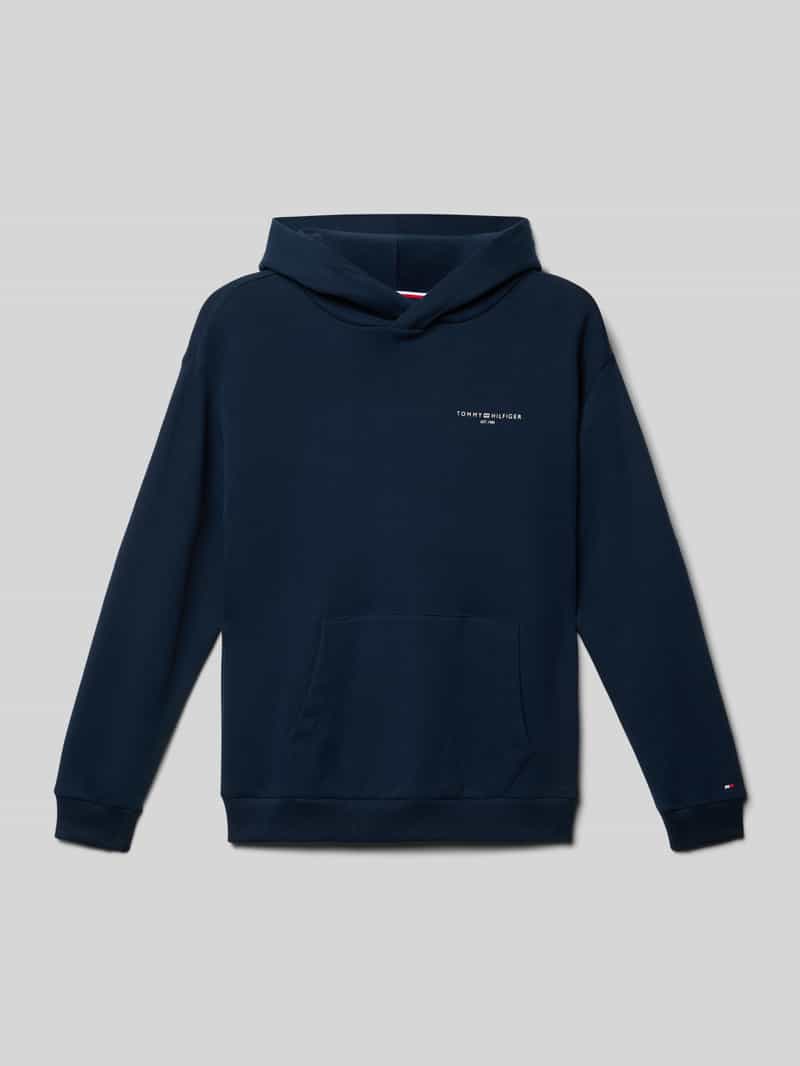 Bluza z kapturem i detalami z logo