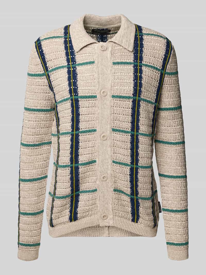 Kurtka z dzianiny o kroju regular fit z mieszanki bawełny