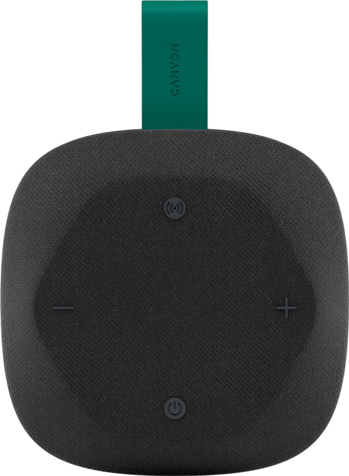 Głośnik przenośny Canyon Hexagon 10 Black-Green (CNE-CBTSP10BG)