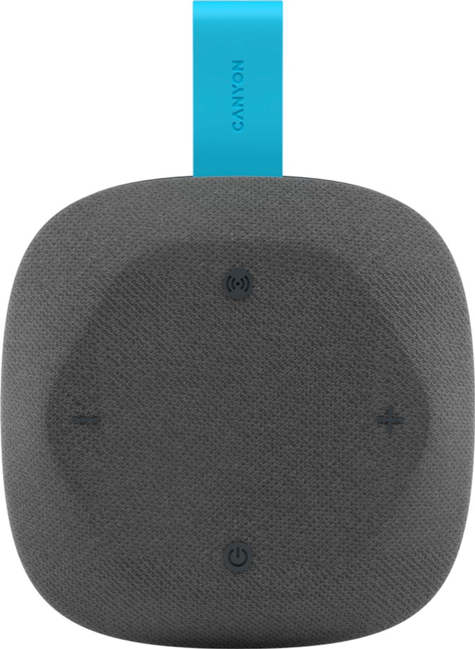 Głośnik przenośny Canyon Hexagon 10 Grey-Blue (CNE-CBTSP10GB)