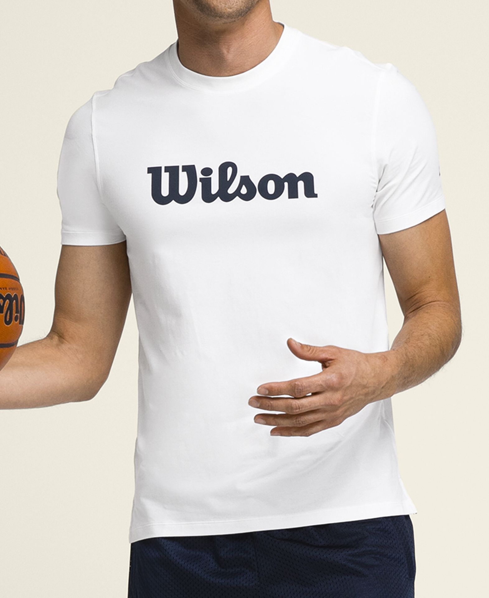 Koszulka męska Wilson M Easy Street Tee Sport Bright White S