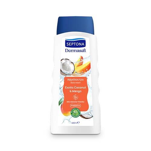 Septona Żel pod prysznic Exotic Coconut & Mango, 400 ml