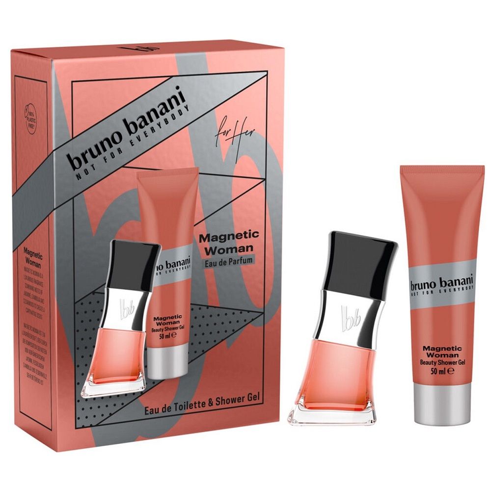 SET BRUNO BANANI Magnetic Woman EDP spray 30ml + SHOWER GEL 50ml