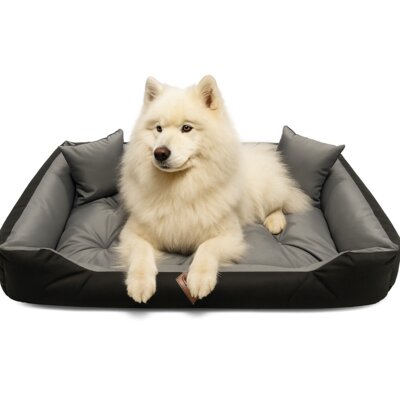 Legowisko dla psa OSKAR Comfortable Szaro-czarny 75 x 65 cm