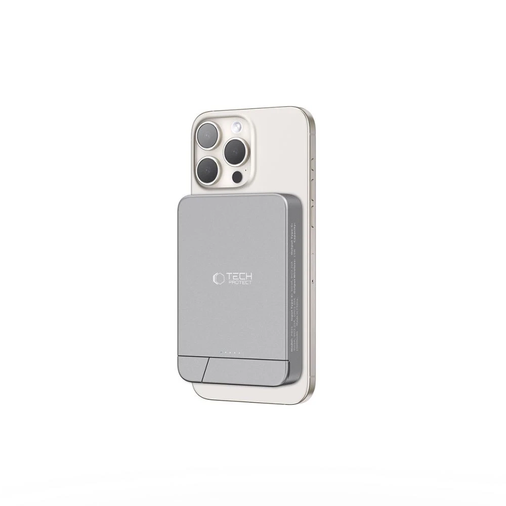 Powerbank MagSafe Tech-Protect PB15 10000mAh Pop-up Space Grey