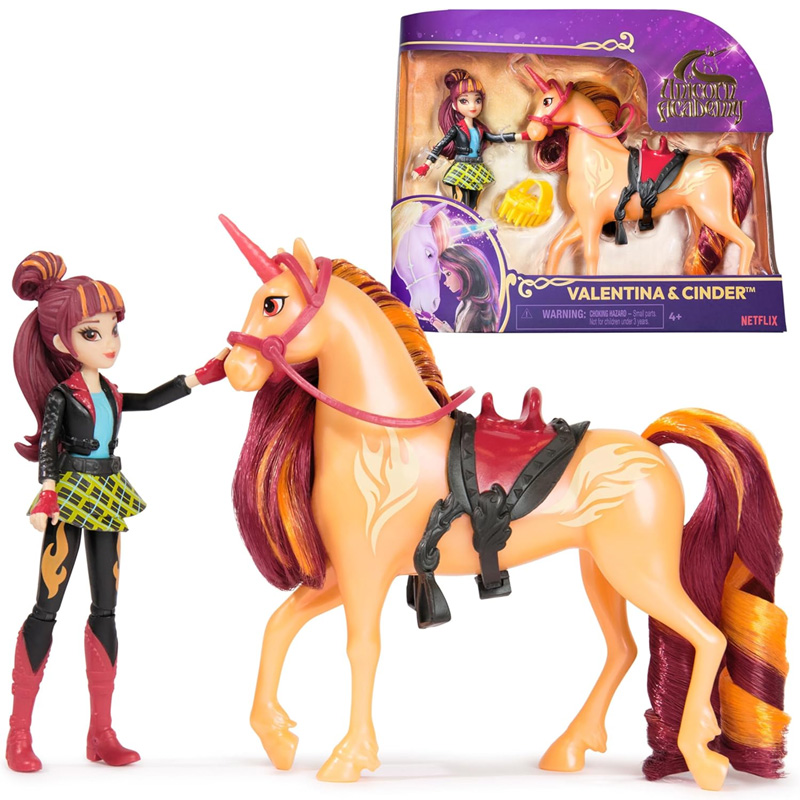 Unicorn Academy Lalka Valentina i Jednorożec Cinder 20149008