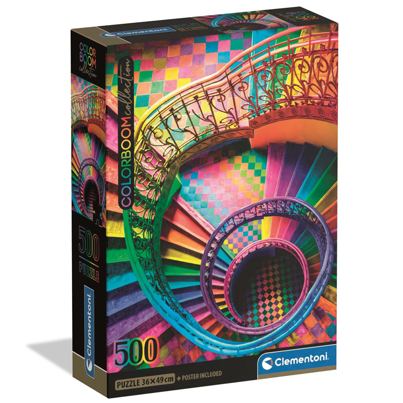 Clementoni Puzzle High Quality Color Boom Stairs 500 el. 35591
