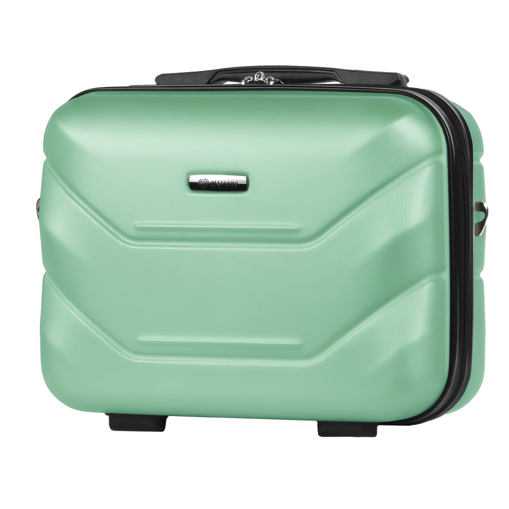 Kuferek Podróżny Na Kosmetyki z ABS-u Miętowy