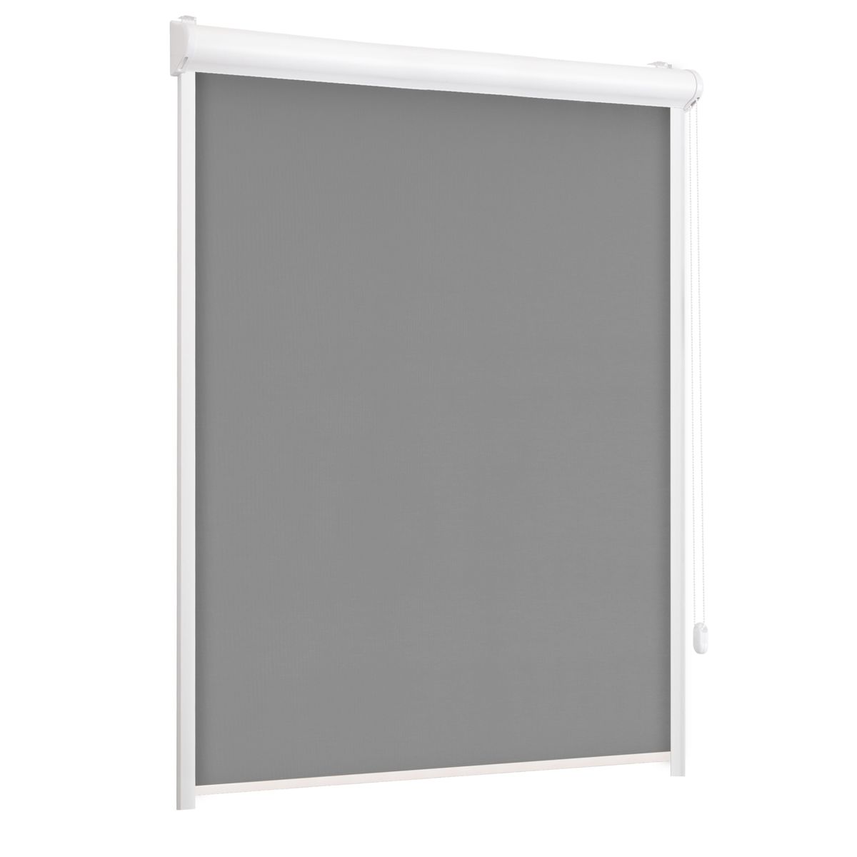 Roleta w kasecie zaciemniająca Silver grafit 73.5 x 150 cm prawa