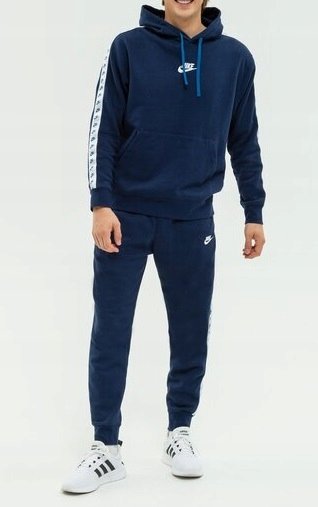 KOMPLET DRESOWY Treningowy NIKE granatowy DM6838-410 r. M