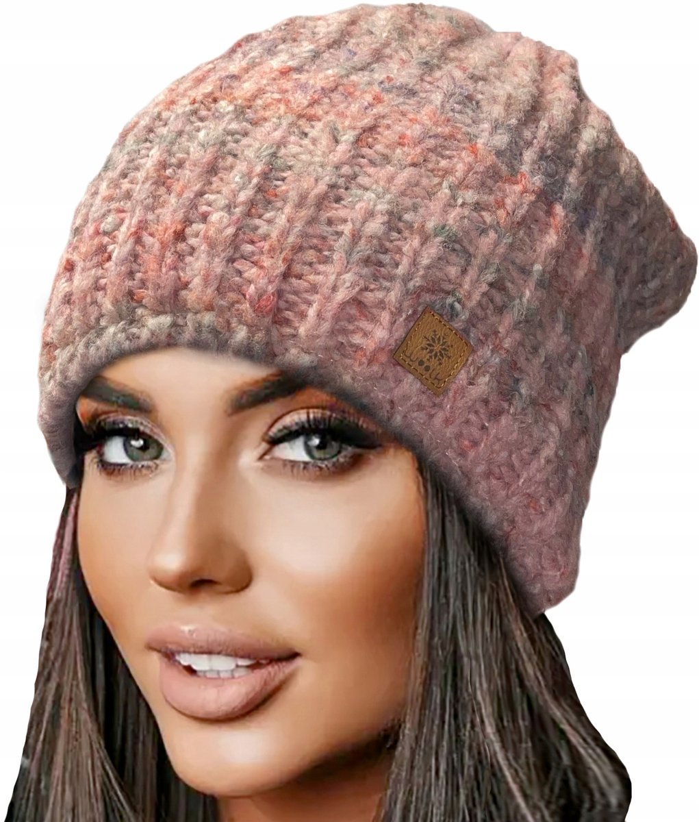 Zimowa Czapka Przytulna CIEPŁA Woolk PALOMA